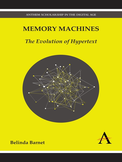 Title details for Memory Machines by Belinda Barnet - Available